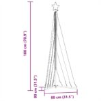 LED Weihnachtsbaum 339 LEDs Warmweiss 187 cm – Bild 11