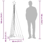 LED Weihnachtsbaum 339 LEDs Warmweiss 187 cm – Bild 12
