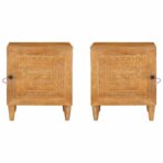 Nachttisch - Massivholz Akazie – Bild 10