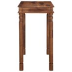 Bartisch 120x60x107 cm Massivholz Akazie - Massivholz Akazie – Bild 3