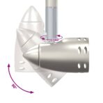 Deckenstrahler mit Strahlern Nickel 27 x 10 x 12 cm Metall – Bild 13