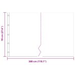 Wurzelsperre Schwarz 0,7 x 3 m Polyethylen – Bild 10