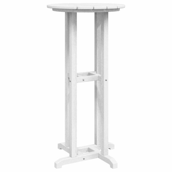 Bartisch Weiss 55 x 55 x 107 cm Polyethylen – Bild 7