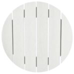 Bartisch Weiss 55 x 55 x 107 cm Polyethylen – Bild 8