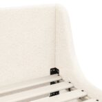 Kinderbettgestell mit Kopfteil Creme 70 x 140 cm Schafstoff – Bild 7