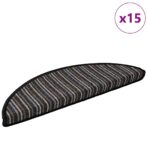 Selbstklebende Treppenschoner 15 pcs Anthrazit 56 x 17 x 3 cm – Bild 3