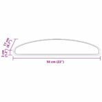 Selbstklebende Treppenschoner 15 pcs Anthrazit 56 x 17 x 3 cm – Bild 9