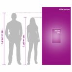 Sporthandtuch Set 2 pcs Schwarz Stoff – Bild 9