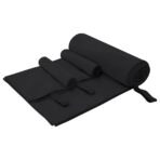 Sporthandtuch Set 3 pcs Schwarz Polyester und Polyamid