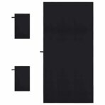 Sporthandtuch Set 3 pcs Schwarz Polyester und Polyamid – Bild 4