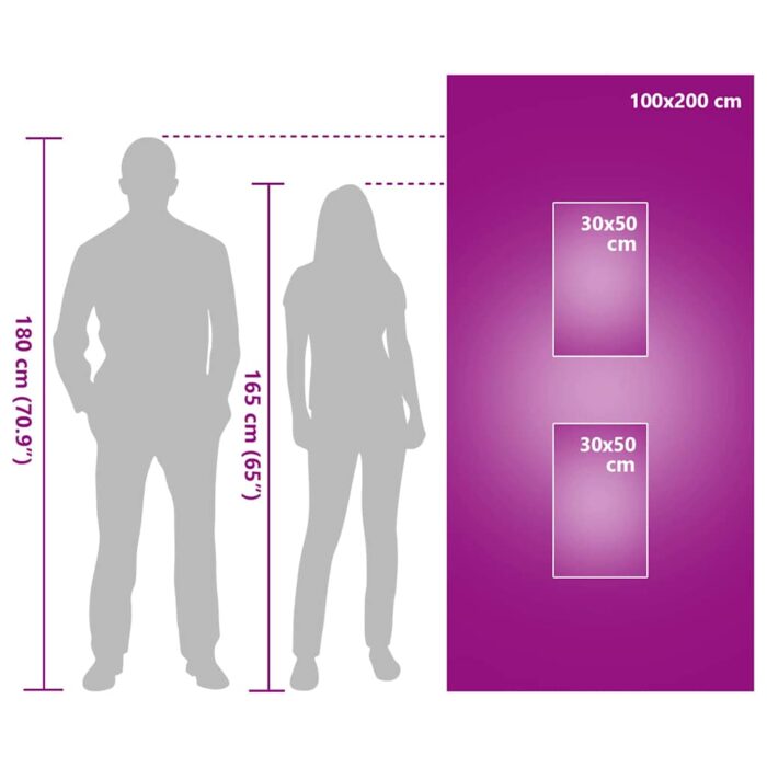 Sporthandtuch Set 3 pcs Schwarz Polyester und Polyamid – Bild 9