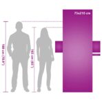 Sonnenliege-Tücher 2 pcs Schwarz 210 x 75 cm – Bild 11