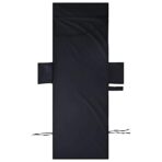 Sonnenliege-Tücher 2 pcs Schwarz 210 x 75 cm – Bild 4