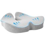 Kopfkissen mit Kissen Hellgrau 50 x 43 x 10 cm Baumwolle