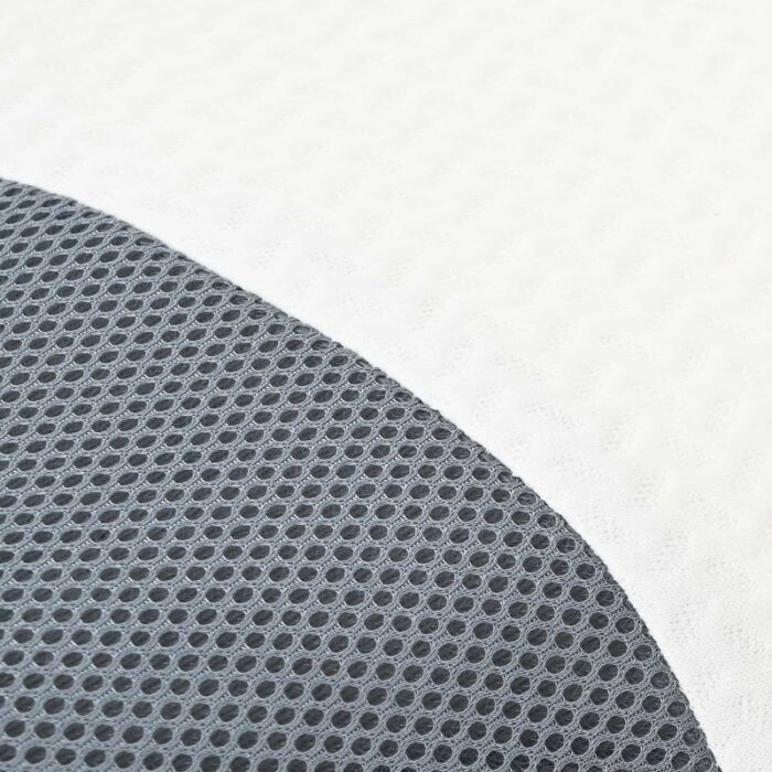 Kopfkissen mit Kissen Weiss 59 x 38 x 14 cm Polyester – Bild 10