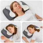 Kopfkissen mit Kissen Weiss 60 x 37 x 13 cm Polyester