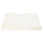 Kopfkissen mit Kissen Weiss 60 x 34 x 11 cm Polyester – Bild 5