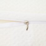 Kopfkissen mit Kissen Weiss 60 x 34 x 11 cm Polyester – Bild 9