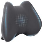 Kopfkissen mit Kissen Grau 42 x 32 x 14 cm Polyester