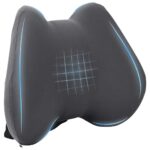 Kopfkissen mit Kissen Grau 42 x 32 x 14 cm Polyester