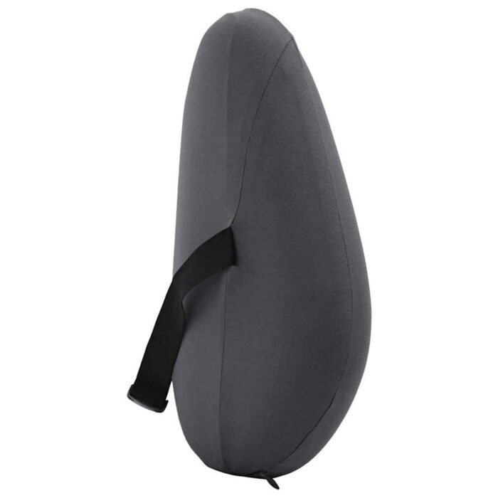 Kopfkissen mit Kissen Grau 42 x 32 x 14 cm Polyester – Bild 6