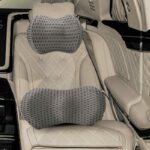 Kopfkissen mit Kissen Verstellbar 2 pcs Grau 4D Mesh