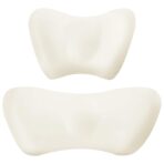 Kopfkissen mit Kissen Verstellbar 2 pcs Grau 4D Mesh – Bild 4