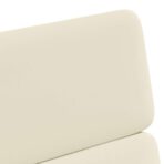 Esszimmerstühle mit Rollen 2 pcs Creme 58 x 65 x 98 cm – Bild 8