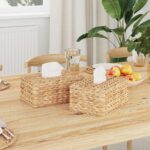 Taschentuchboxdeckel 2 pcs Wasserhyazinthe 27,5 x 16,5 x 14 cm