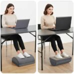 Fussstützenkissen Uni Grau 44 x 29 x 17 cm