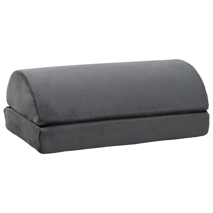 Fussstützenkissen Uni Grau 44 x 29 x 17 cm – Bild 2