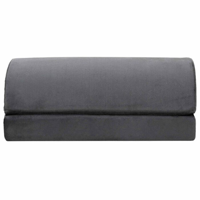 Fussstützenkissen Uni Grau 44 x 29 x 17 cm – Bild 4