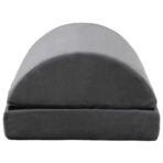 Fussstützenkissen Uni Grau 44 x 29 x 17 cm – Bild 5