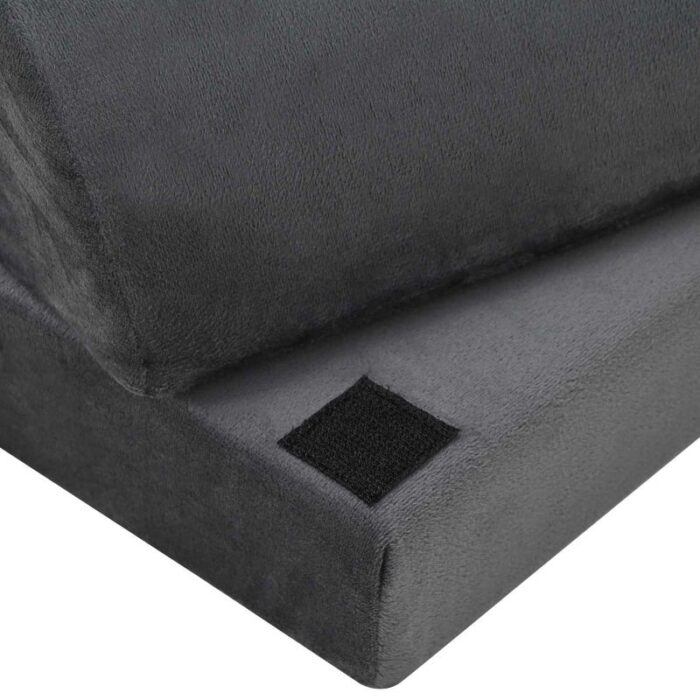 Fussstützenkissen Uni Grau 44 x 29 x 17 cm – Bild 8