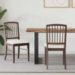 Esszimmerstühle 2 pcs Hellbraun 50 x 52,5 x 91 cm