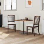 Esszimmerstühle 2 pcs Hellbraun 50 x 52,5 x 91 cm – Bild 3