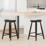 Esszimmerstühle 2 pcs Hellbraun 46 x 37 x 63 cm