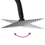 Duschsystem Schwarz 47 x 20 x 95 cm Edelstahl – Bild 11