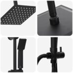 Duschsystem Schwarz 47 x 20 x 95 cm Edelstahl – Bild 7