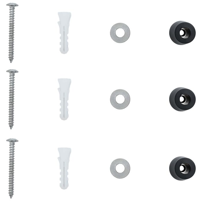 Wandmontierter Briefkasten Grün 29 x 13 x 41 cm Gussaluminium – Bild 10