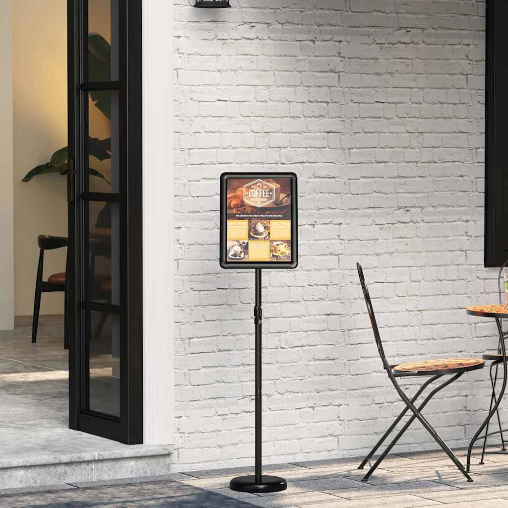 42025191_1.jpg Messestände Schwarz 25 x 25 x 125 cm Aluminium – Bild 1