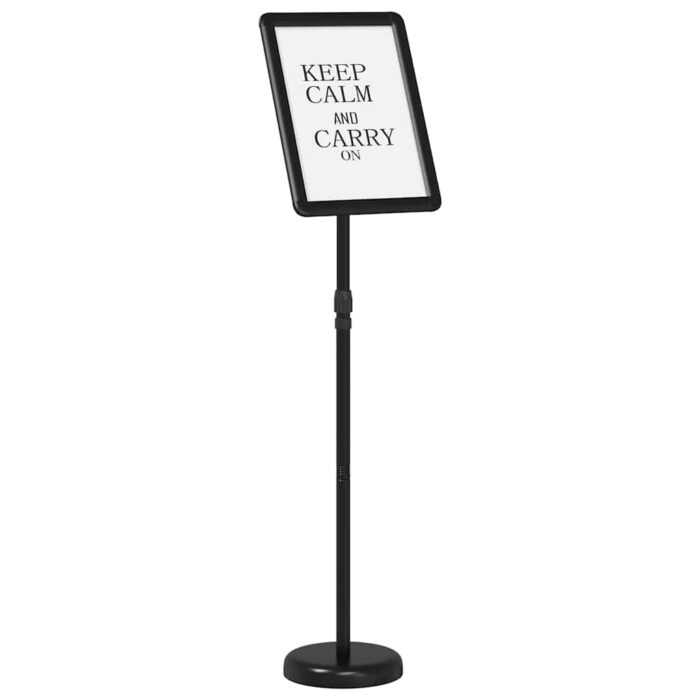 Messestände Schwarz 25 x 25 x 125 cm Aluminium – Bild 3