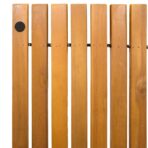 Badematte Uni Braun 60 x 40 cm Holz – Bild 11