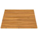 Badematte Uni Braun 60 x 40 cm Holz – Bild 8