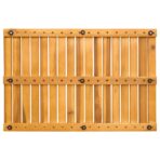 Badematte Uni Braun 60 x 40 cm Holz – Bild 7