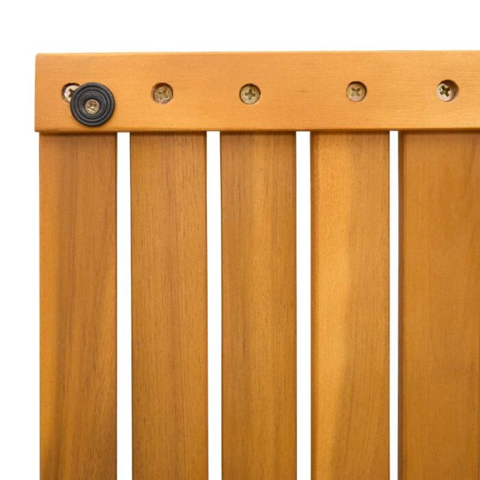 Badematte Uni Braun 60 x 40 cm Holz – Bild 9