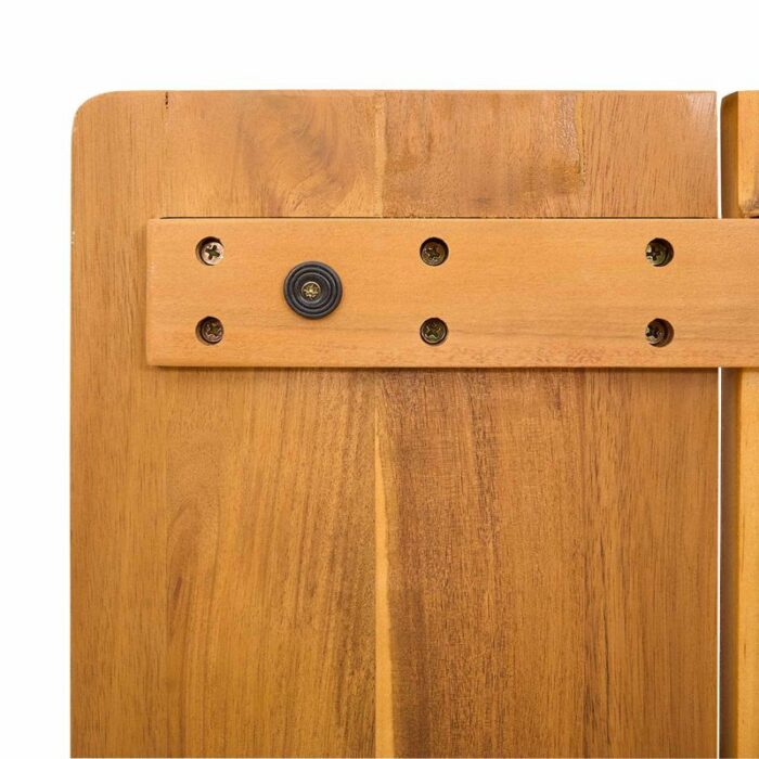 Badematte Uni Braun 59 x 40 cm Holz – Bild 8