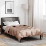 Winterbettdecke Gold 200 x 135 cm Satin und Mikrofaser