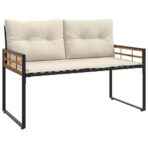 Gartenmöbel Set mit Kissen 4 pcs Creme – Bild 7