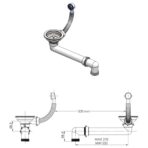 Waschbecken Schwarz 470 x 440 mm Granit – Bild 10